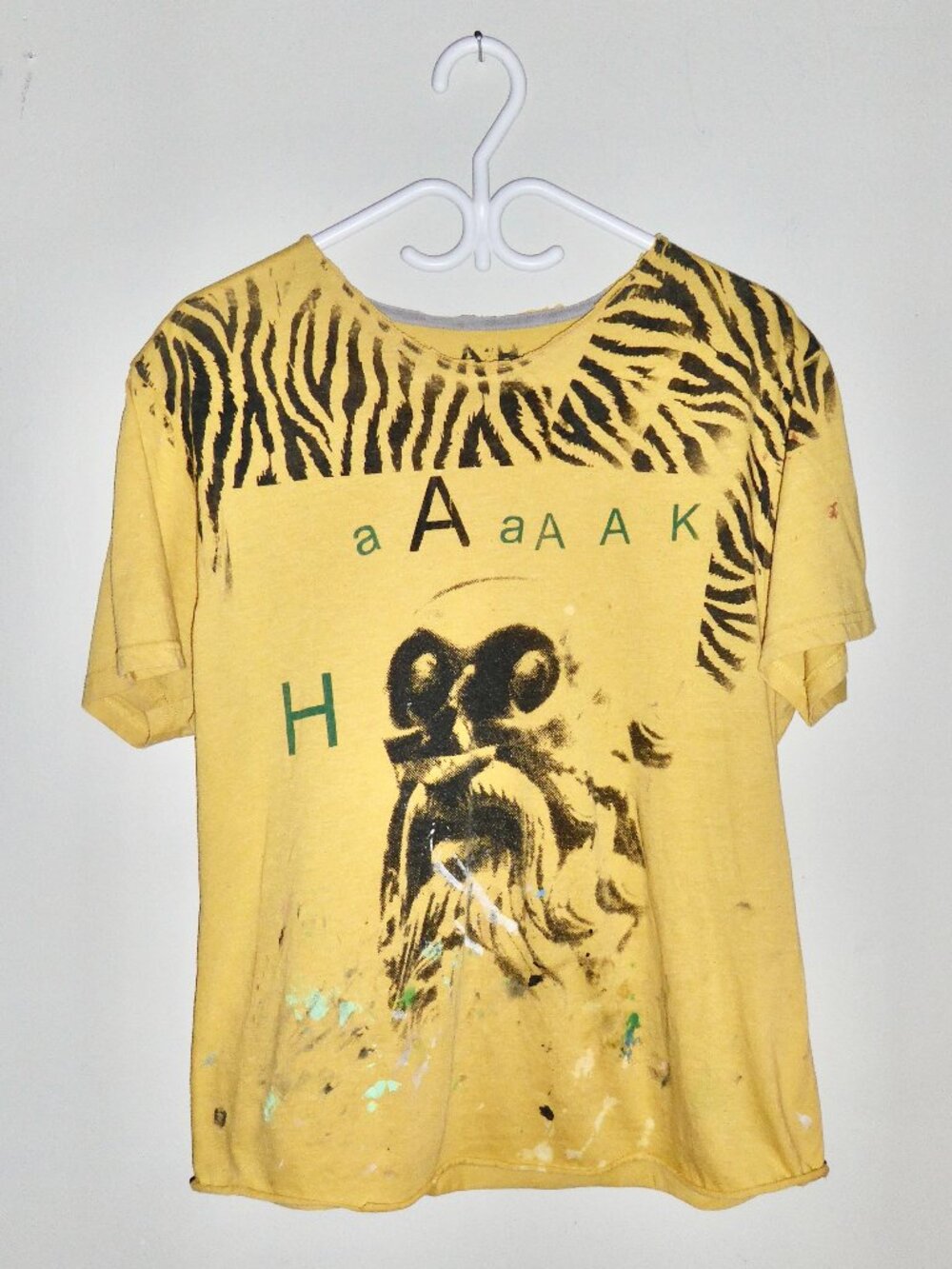 T-shirt featuring layered silkscreen printing